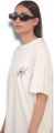 Picture of Gothic Rose Stylish White Graphic T-Shirt women