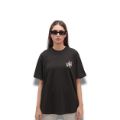 Picture of Rose Reverie Stylish Black Graphic T-Shirt Women