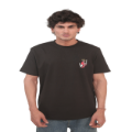Picture of Your Highness Stylish Black Graphic T-Shirt Men
