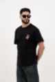 Your Highness Stylish Black Graphic T-Shirt Men – Classic Crew Neck, Half Sleeve, Regular Fit