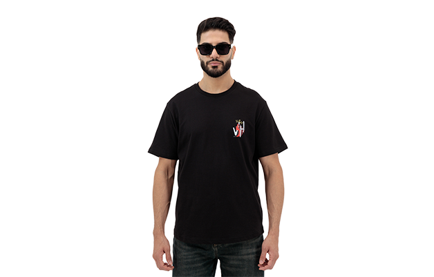Your Highness Stylish Black Graphic T-Shirt Men – Comfortable Casual Streetwear Tee