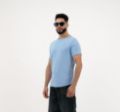 Picture of Men’s Plain Mist T-Shirt – Short Sleeve, Regular Fit, Premium Cotton