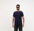 Picture of Men’s Navy Blue Crew Neck Plain T-Shirt