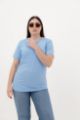 Picture of Women’s Mist Plain Cotton T-Shirt – Regular Fit