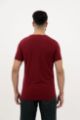 Picture of Men’s 3-Pack Plain Cotton T-Shirts – Rosewood, White & Navy Regular Fit